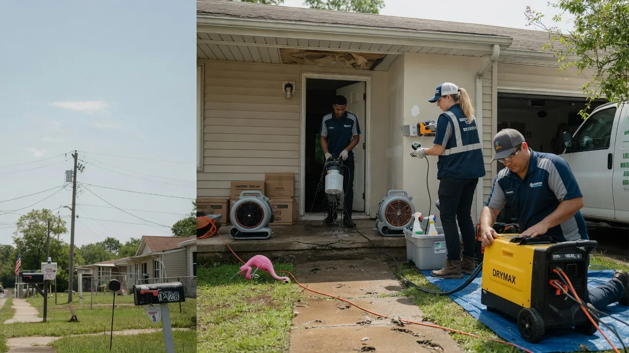 Storm Damage Water Removal in Millersview, TX near me